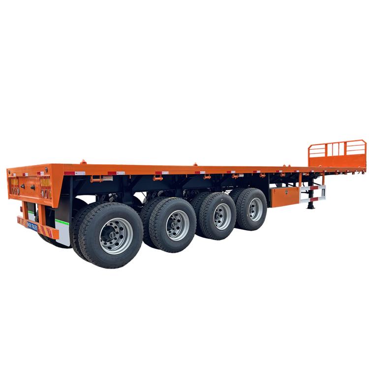 4 Axle Flatbed Semi Trailer