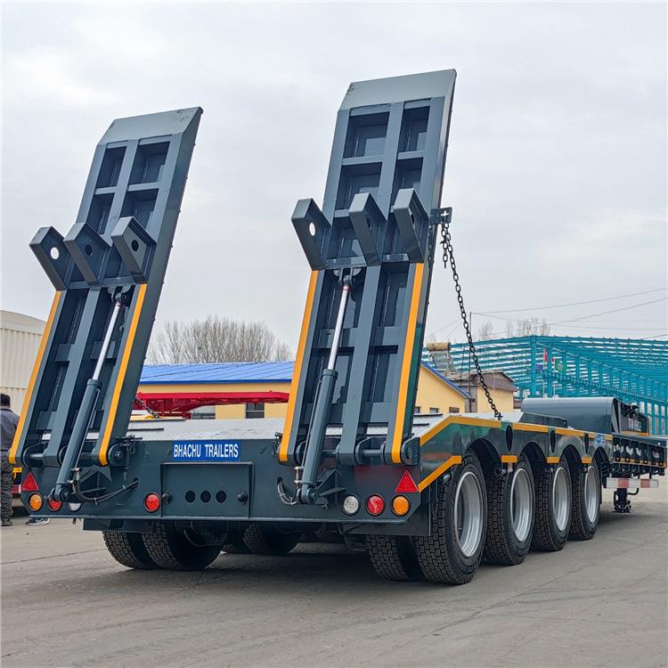 4 Axle 100 Ton Low Bed Trailer