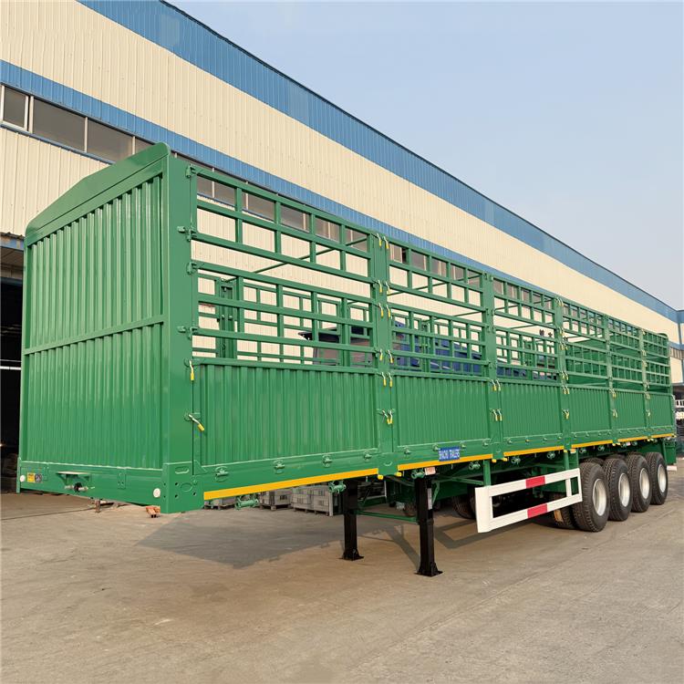 4 Axle 80 Ton Fence Semi Trailer