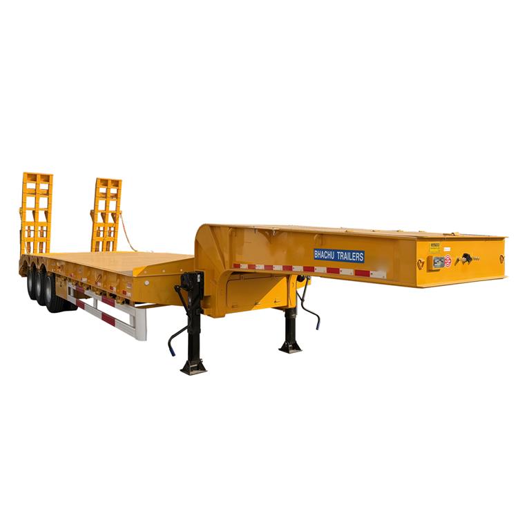 3 Axle 60 Ton Lowbed Semi Trailer