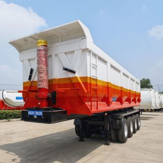 4 Axle Hydraulic Semi Tipper Trailer