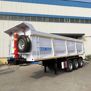 Tri Axle End Dump Semi Trailer