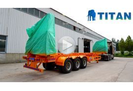 packing before delivery-side loader trailer
