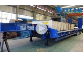 4 axle equipment trailer